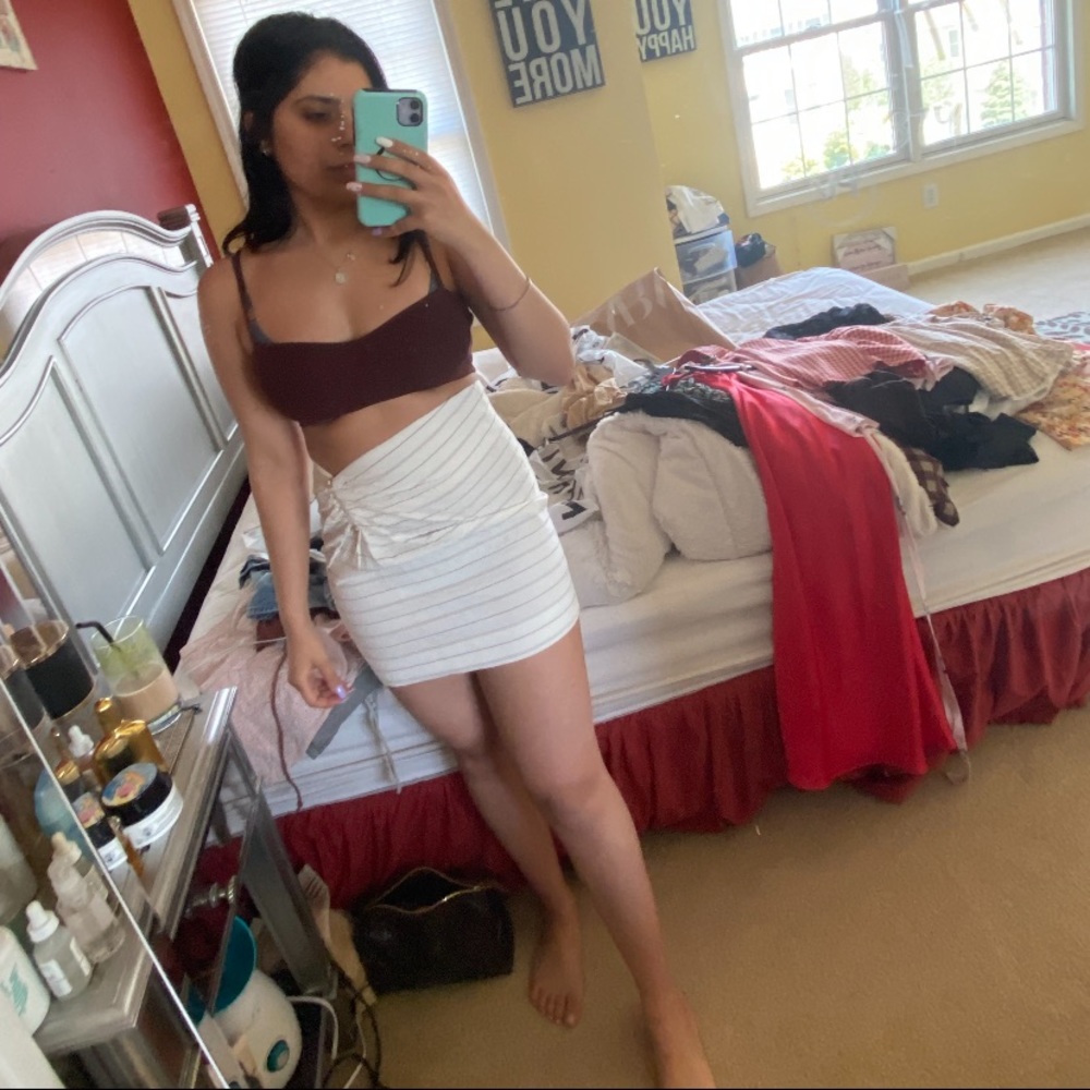 Zara ruched skirt